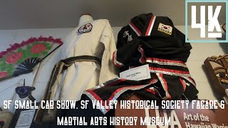 TravelSpy 4k: SF Small Car Show, SF Valley Historical Society Facade & Martial Arts History Museum