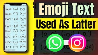 Emoji Text Form Me Send Kaise Kare || Emoji Ko Text Me Kaise Use Kare Trick 2023