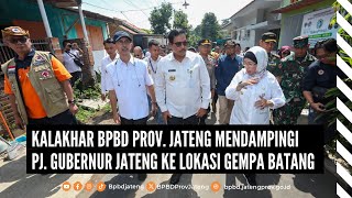 Kunjungan Pj Gubernur Jawa Tengah Ke Lokasi Gempa Batang.