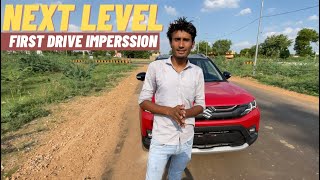 FIRST TIME DRIVING NEW BREZZA 2022 || BREZZA 2022 FACELIFT MODEL FIRST TEST DRIVE IMPERSSION