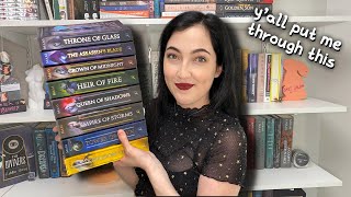 Throne of Glass READING VLOG cause y'all BEGGED 🗡👑 spoiler free