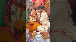 Vetrivasanth Vaishnavi marriage video | MuthuMeena #siragadikkaaasaiserial #marriage #serial #shorts