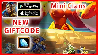 Mini Clans Gameplay & How to redeem Giftcode Mini Clans - RPG Game Android