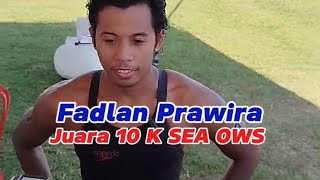 Fadlan Prawira Juara 10K Putra 2nd SEA OWS Championships 2024