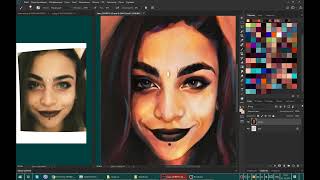 Painting in Photoshop timelapse (source) 2019 10 02