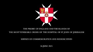 ST JOHN’S DAY 2021 -Service of Commemoration and Rededication