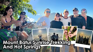 TRAVEL VLOG SERIES | Bali Indonesia 🇮🇩| Part 3 | Mount Batur Sunrise Trekking 🌋| Natural Hot Spring