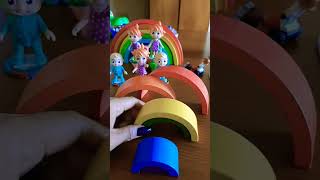 🌈 Rainbow wooden toy #viralvideos #satisfying #trendingshorts #ytshorts