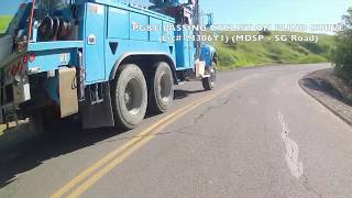 PG&E VEHICLES PASSING ON BLIND CURVES (Mount Diablo)