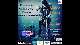 MIX  fotos 3º Jantar de de Natal 2023 Pescasub, spearfishing, chasse sous marine