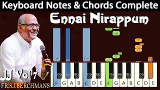 Ennai Nirappum yesu Deivamae Keyboard Notes & Chords | என்னை நிரப்பும் இயேசு | Berchmans | JJ Vol 7