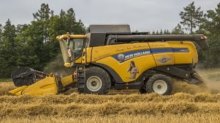 Žně 2016 - New Holland CX8070 Elevation stuck in mud / zahrabaný