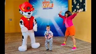 Nick Jr. Live ! VIP Party Exclusive. Dance with Dora and Marshal. Move to the music show.