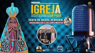 Programa Igreja em Pauta | AO VIVO 20h 24/09/2024