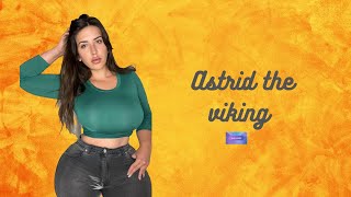 Astrid the viking biography | body positivity | plus size model | onlyfans | Instagram star