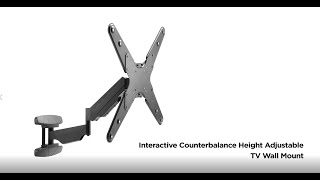 How to Install the Interactive Counterbalance Height Adjustable TV Wall Mount: Step-by-Step Guide