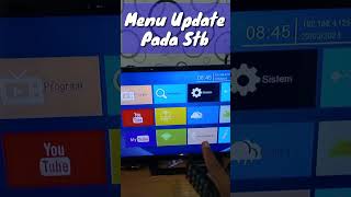 Menu Update Pada STB Tv Digital