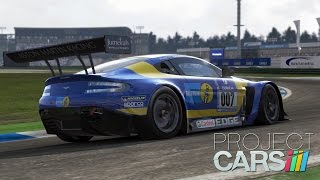 Project CARS [PS4] - Aston Martin V12 Vantage GT3 @ HockenheimRing GP Circuit Hot Lap Gameplay