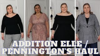 ADDITION ELLE / PENNINGTON'S PR HAUL || Plus size haul || Over 40s fashion haul