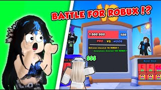 YOU CAN EARN TONS OF ROBUX IN THIS GAME! 💰😱 (DONATION BATTLES)