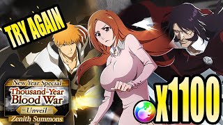 Bleach Brave Souls: New Year Special: Thousand-Year Blood War: Unveil - Zenith Summons - 1100 Orbs