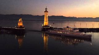 Trailer vom Jahrmarkt Lindau am Abend