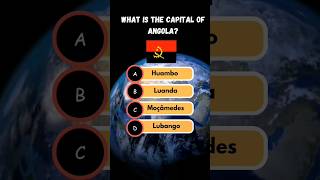 What is the capital of Angola? 🤔🌎 #geography #quiz #quiztime #countries #capitals #angola