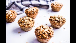 banana oatmeal muffins