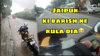 Jaipur ki barish band hi nahi ho rhi 😭 | Motovlog