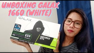 UNBOXING GALAX GTX 1660 WHITE (1CLICK OC)