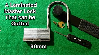 #387 Gutting a Laminated Master Lock