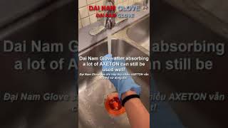 TEST thử độ bền của Đại Nam Glove Và dòng sản phẩm khác trên AXETON trong ngành Nail! #Shorts