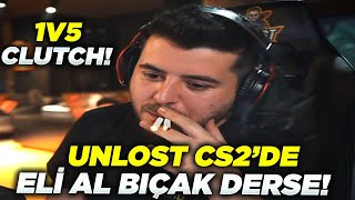 UNLOST 1V5 ELİ AL BIÇAK DERSE! | CS:GO/CS2 EN İYİ ANLAR! #51