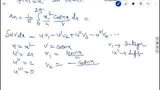 POLYTECHNIC SEMISTER-IV, B.TECH MATHS-FOURIER SERIES CHAPTER-f(x)=x^2  problem in 0 to 360degrees.