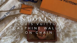 UNBOXING: LOUIS VUITTON Dauphine Chain Wallet