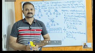 WEIGHTED UNION - DISJOINT SET OPERATION || DESIGN AND ANALYSIS OF ALOGORITHMS || DAA