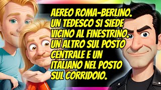 BARZELLETTA TEDESCHI E ITALIANO IN AEREO  #barzellettegratis #ridere #barzellette #umorismo #risate