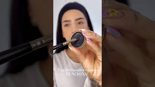 Haz delineador casero FUNCIONA ✅ #tipsdebelleza #beautyhacks #belleza #beauty #viral #trucos #parati