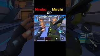 Nimbu Mirch On Weapons in (Indus Battle royale mobile) 😂🗿#shorts #ff #indus