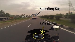 SUDDEN BRAKE at 135 km/h | KERALA | Solo ride #keepitrolling