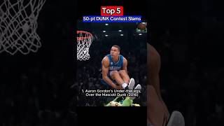 Top 5 DUNK Contest Slams #DunkContest #SlamDunkHighlights #BasketballShorts