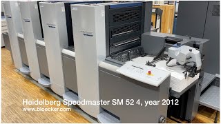 Heidelberg Speedmaster 52 4 - only 1 mio. impressions - test job run