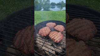 Summertime is Hamburger Time!! #hamburger #burgersonthegrill #burgers #cookingoutdoors