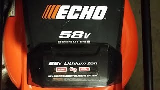 Echo, The Best Battery Powered Lawn Mower.