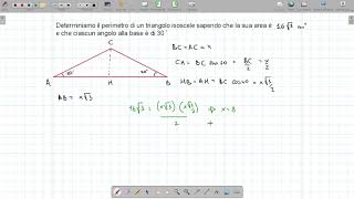 Problemi risolti di trigonometria - 01