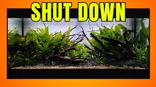 How to SHUT DOWN a planted FISH TANK without an Aqua Vac | JUWEL RIO