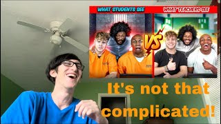 ADDITION ISN'T THAT COMPLICATED! What Students See vs What Teachers See (Thee BlackBadger) reaction