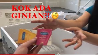 BUKA-BUKAAN SAMA SUAMI BULE 😱😱 || UNBOXING BABY BOX || PAKET GRATISAN hehehe..