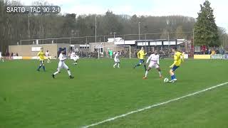 Samenvatting SARTO - TAC '90: 3-3  zondag 1e klasse B  02-04-2023