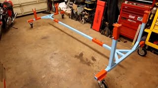 HOMEMADE AUTOBODY CART.